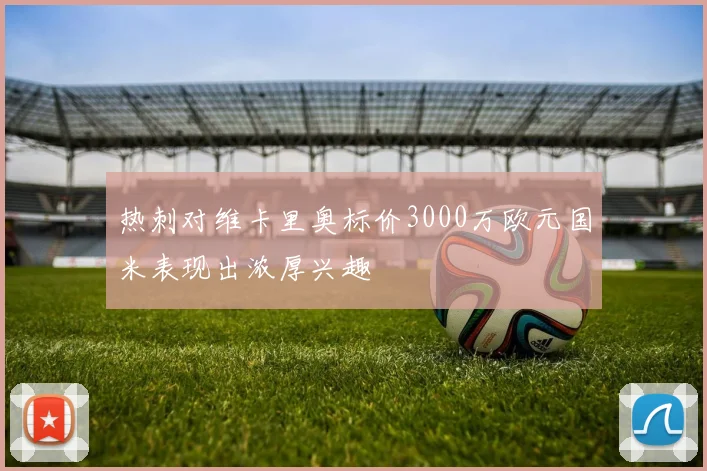 热刺对维卡里奥标价3000万欧元国米表现出浓厚兴趣